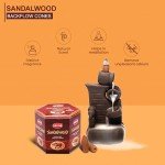 Sandalwood Backflow Incense Cones for Positivity