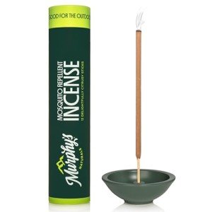 Natural Mosquito Repellent Incense Sticks & Holder