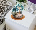 Enchanting Waterfall Incense Burner with Crystals & Sticks