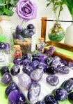 Amethyst Healing Crystals Set for Coffee Rituals