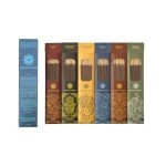 Jembrana Incense Sticks Mix 6 Scents (144 Sticks Total), 24 Sticks Each of Sandalwood, Amber, Maha Triloka, Gardenia, Padma & Raja Harum, Sold by Bali Soap