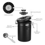 Airtight Coffee Canister with Date Tracker and Scoop