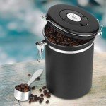 Airtight Coffee Canister with Date Tracker and Scoop