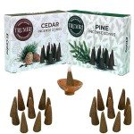 Cedar and Pine Scented Incense Cone Set