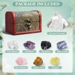 Mystical Crystals Set: 9 Healing Stones & Box