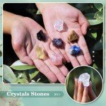 Mystical Crystals Set: 9 Healing Stones & Box