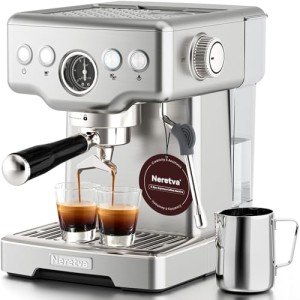 Stainless Steel Espresso & Coffee Maker Combo