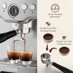 Stainless Steel Espresso & Coffee Maker Combo