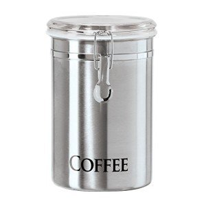 Airtight Stainless Steel Coffee Canister for Storage