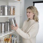 Airtight Stainless Steel Coffee Canister for Storage