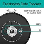 Magical Coffee Canister with Date Tracker & Scoop