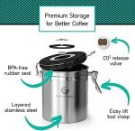 Magical Coffee Canister with Date Tracker & Scoop