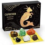 Capricorn Healing Crystals Gift Set for Zodiac Lovers
