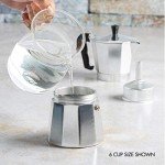 Classic Stovetop Espresso Maker for Café Brewing