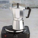 Classic Stovetop Espresso Maker for Café Brewing