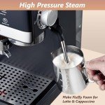 Compact Espresso Machine with Grinder & Frother