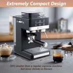Compact Espresso Machine with Grinder & Frother