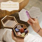 Chakra Stones Set in Wooden Box for Healing
