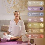 Chakra Stones Set in Wooden Box for Healing