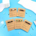 yfstyle Crystal Healing Stones Bracelets Healing Spiritual Crystal Bracelets for Women Men Amethyst Anxiety Bracelets Empath Protection Bracelet Natural Gemstones Bracelets Jewelry Gifts-Empathy