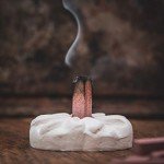 Juniper Wood Incense Bricks with Holder - 100 Count