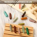 60 Pcs Hexagonal Crystal Wands for Meditation