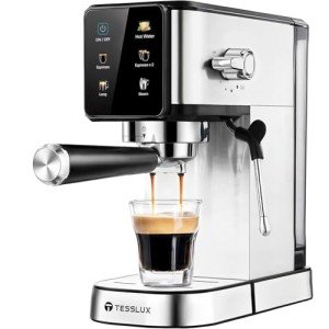 Tesslux 20 Bar Espresso Machine with Milk Frother