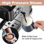 Tesslux 20 Bar Espresso Machine with Milk Frother