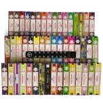 Satya Incense Sticks Variety Pack of 12 Randomly Selected Fragrances and Incense Stick Holder Bundle Total 180 Sticks