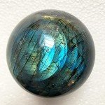 Labradorite Crystal Sphere with Pedestal Display