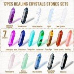 17-Piece Chakra Crystal Set with Storage Box