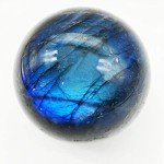 Labradorite Crystal Sphere with Pedestal Display