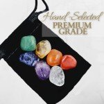 Chakra Healing Crystals Set with Velvet Pouch