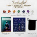 Chakra Healing Crystals Set with Velvet Pouch