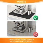 Black Coffee Bar Mat – 12x19 Inch Absorbent Gem