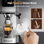 Espresso Maker with Frother & LCD Display