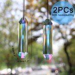 2PC Rainbow Prism Suncatcher for Windows