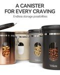 Airtight Coffee Canister with Date Tracker & Scoop