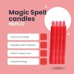 Love Magic Chime Candles for Rituals - 20 Pack