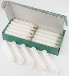 Wicca Wicks - 20 White Candles | 4 inches Tall & 3/4 inch Diameter | Witchcraft Supplies for Your Personal Wiccan Altar, Spells, Charms & Rituals | Witchy Room Decor | Taper Candlesticks (White)