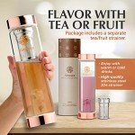 Mystical Crystal Water Bottle with Infuser - 16.9 oz