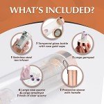 Mystical Crystal Water Bottle with Infuser - 16.9 oz