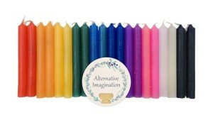 Mini Colored Taper Candles for Witchcraft & Spells