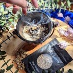 Organic Dried Witch Herbs with Crystal Spoon