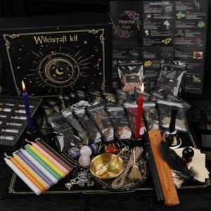 Witchcraft Supplies Kit: 132 Pieces for Spells