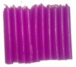 Purple Pentagram Mini Spell Candles - Pack of 20