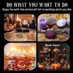 Beginner Witchcraft Supplies Kit with Herbs & Crystals