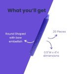 Purple Confidence Chime Candles for Witchcraft Rituals