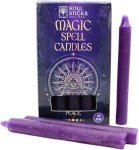 Purple Confidence Chime Candles for Witchcraft Rituals