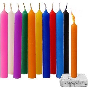 Assorted Spell Candles for Rituals and Altar
